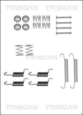 Triscan 8105 432588 - Комплект принадлежности, челюсти за ръчна спирачка vvparts.bg