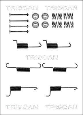 Triscan 8105 432004 - Комплект принадлежности, челюсти за ръчна спирачка vvparts.bg
