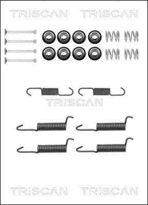 Triscan 8105 422587 - Комплект принадлежности, челюсти за ръчна спирачка vvparts.bg