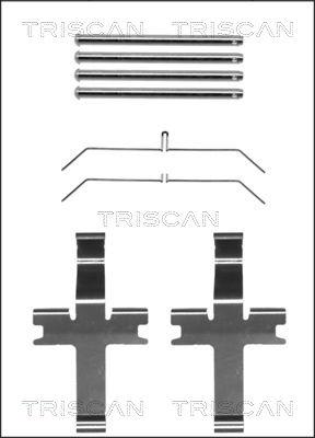 Triscan 8105 681535 - Комплект принадлежности, дискови накладки vvparts.bg