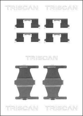 Triscan 8105 141589 - Комплект принадлежности, дискови накладки vvparts.bg