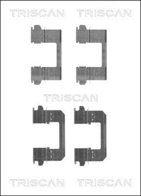Triscan 8105 141601 - Комплект принадлежности, дискови накладки vvparts.bg