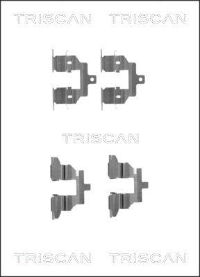 Triscan 8105 141602 - Комплект принадлежности, дискови накладки vvparts.bg