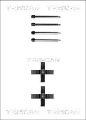 Triscan 8105 101590 - Комплект принадлежности, дискови накладки vvparts.bg