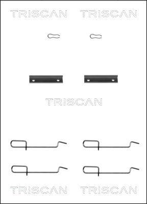 Triscan 8105 101592 - Комплект принадлежности, дискови накладки vvparts.bg