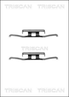 Triscan 8105 101570 - Комплект принадлежности, дискови накладки vvparts.bg