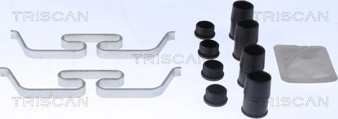 Triscan 8105 101665 - Комплект принадлежности, дискови накладки vvparts.bg