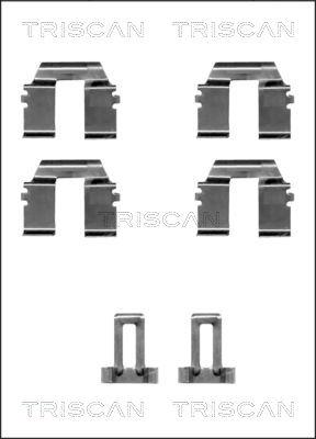 Triscan 8105 101616 - Комплект принадлежности, дискови накладки vvparts.bg