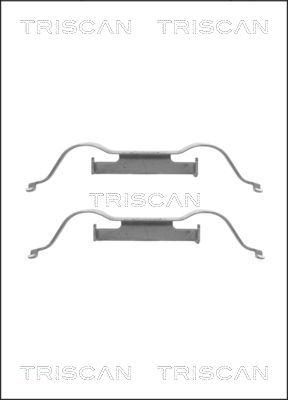 Triscan 8105 101626 - Комплект принадлежности, дискови накладки vvparts.bg