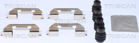 Triscan 8105 101672 - Комплект принадлежности, дискови накладки vvparts.bg