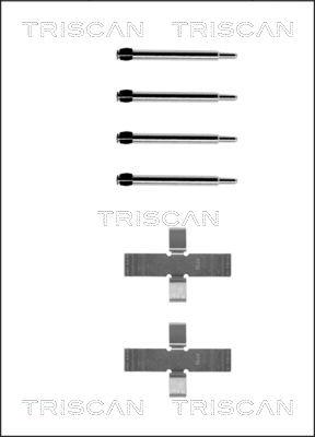 Triscan 8105 101288 - Комплект принадлежности, дискови накладки vvparts.bg
