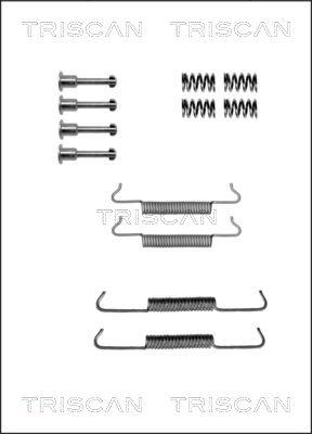 Triscan 8105 102589 - Комплект принадлежности, челюсти за ръчна спирачка vvparts.bg