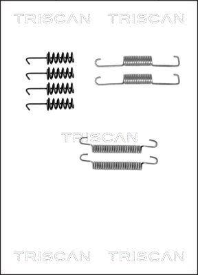 Triscan 8105 102585 - Комплект принадлежности, челюсти за ръчна спирачка vvparts.bg