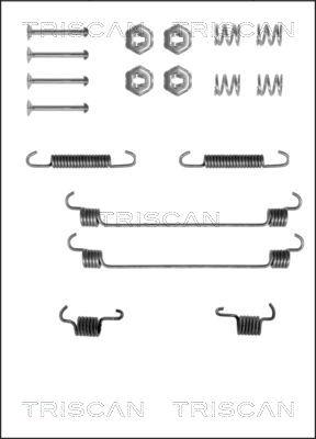 Triscan 8105 102525 - Комплект принадлежности, спирани челюсти vvparts.bg