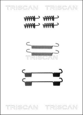 Triscan 8105 102605 - Комплект принадлежности, челюсти за ръчна спирачка vvparts.bg