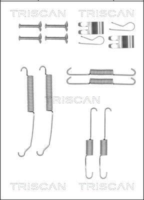 Triscan 8105 102611 - Комплект принадлежности, спирани челюсти vvparts.bg