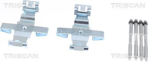 Triscan 8105 111629 - Комплект принадлежности, дискови накладки vvparts.bg