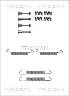 Triscan 8105 112065 - Комплект принадлежности, челюсти за ръчна спирачка vvparts.bg