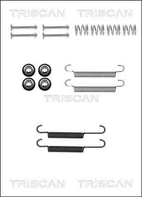 Triscan 8105 182006 - Комплект принадлежности, челюсти за ръчна спирачка vvparts.bg