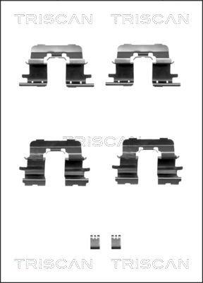 Triscan 8105 131631 - Комплект принадлежности, дискови накладки vvparts.bg