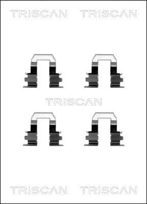 Triscan 8105 131628 - Комплект принадлежности, дискови накладки vvparts.bg
