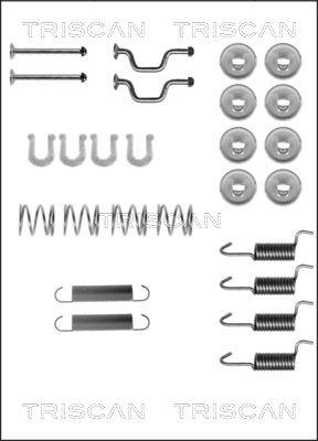 Triscan 8105 132589 - Комплект принадлежности, челюсти за ръчна спирачка vvparts.bg