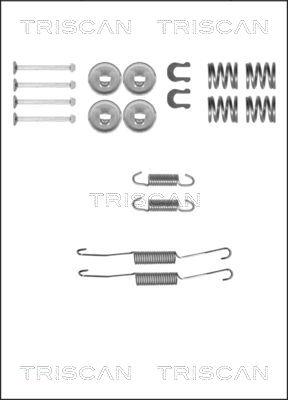 Triscan 8105 132587 - Комплект принадлежности, спирани челюсти vvparts.bg