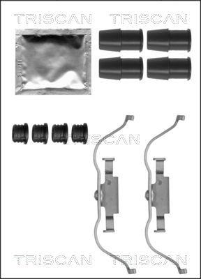 Triscan 8105 171601 - Комплект принадлежности, дискови накладки vvparts.bg