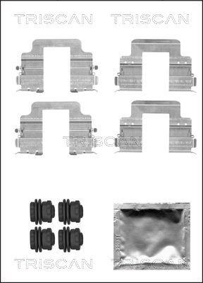 Triscan 8105 171603 - Комплект принадлежности, дискови накладки vvparts.bg