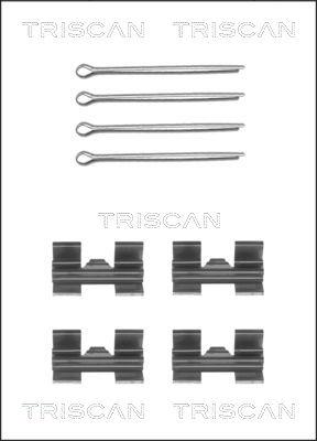 Triscan 8105 171001 - Комплект принадлежности, дискови накладки vvparts.bg