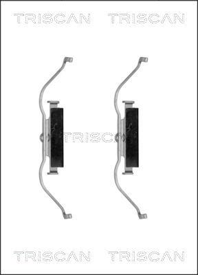 Triscan 8105 291612 - Комплект принадлежности, дискови накладки vvparts.bg