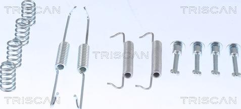 Triscan 8105 292576 - Комплект принадлежности, челюсти за ръчна спирачка vvparts.bg