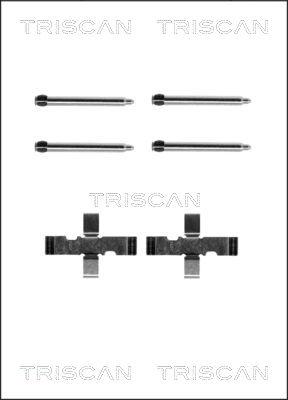Triscan 8105 241538 - Комплект принадлежности, дискови накладки vvparts.bg