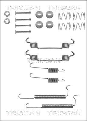 Triscan 8105 242563 - Комплект принадлежности, спирани челюсти vvparts.bg