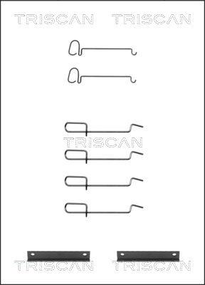 Triscan 8105 251527 - Комплект принадлежности, дискови накладки vvparts.bg