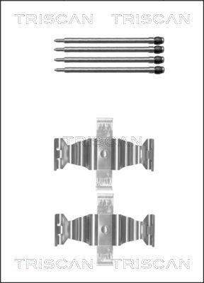 Triscan 8105 231595 - Комплект принадлежности, дискови накладки vvparts.bg