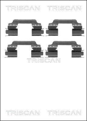 Triscan 8105 231596 - Комплект принадлежности, дискови накладки vvparts.bg