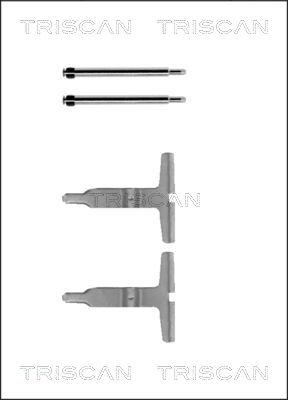 Triscan 8105 231583 - Комплект принадлежности, дискови накладки vvparts.bg