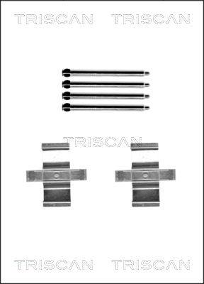 Triscan 8105 231607 - Комплект принадлежности, дискови накладки vvparts.bg