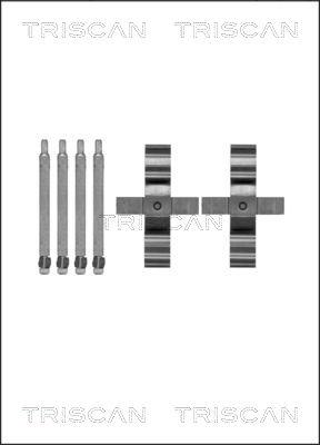 Triscan 8105 231611 - Комплект принадлежности, дискови накладки vvparts.bg