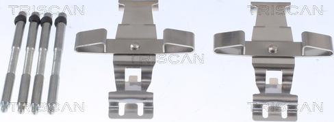 Triscan 8105 231617 - Комплект принадлежности, дискови накладки vvparts.bg