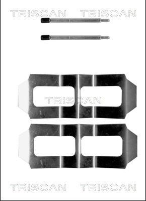 Triscan 8105 231367 - Комплект принадлежности, дискови накладки vvparts.bg