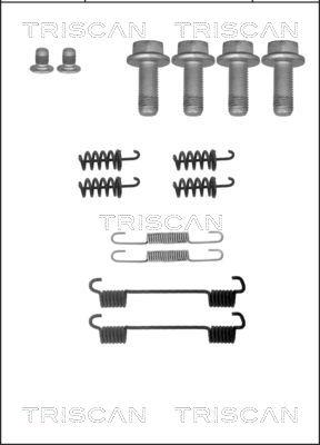 Triscan 8105 232565 - Комплект принадлежности, челюсти за ръчна спирачка vvparts.bg