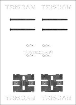 Triscan 8105 271206 - Комплект принадлежности, дискови накладки vvparts.bg