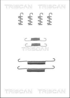Triscan 8105 272578 - Комплект принадлежности, челюсти за ръчна спирачка vvparts.bg