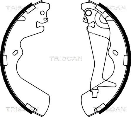 Triscan 8100 43010 - Комплект спирачна челюст vvparts.bg