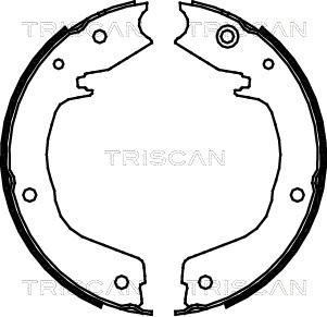 Triscan 8100 42019 - Комплект спирачна челюст, ръчна спирачка vvparts.bg