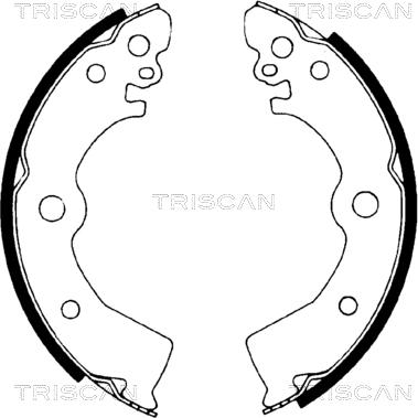 Triscan 8100 14532 - Комплект спирачна челюст vvparts.bg