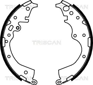 Triscan 8100 13043 - Комплект спирачна челюст vvparts.bg