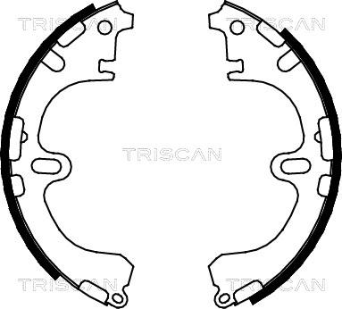 Triscan 8100 13032 - Комплект спирачна челюст vvparts.bg